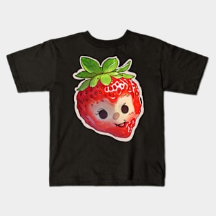 Smiling Strawberry Kids T-Shirt